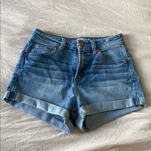 high waisted shorts